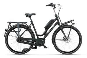 BATAVUS Quip E-go Plus LAGEINSTAP Zwart Mat 49cm 2023