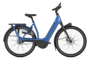 GAZELLE Avignon test e-bike DAMES Tropical Blue Glans 53cm 2026