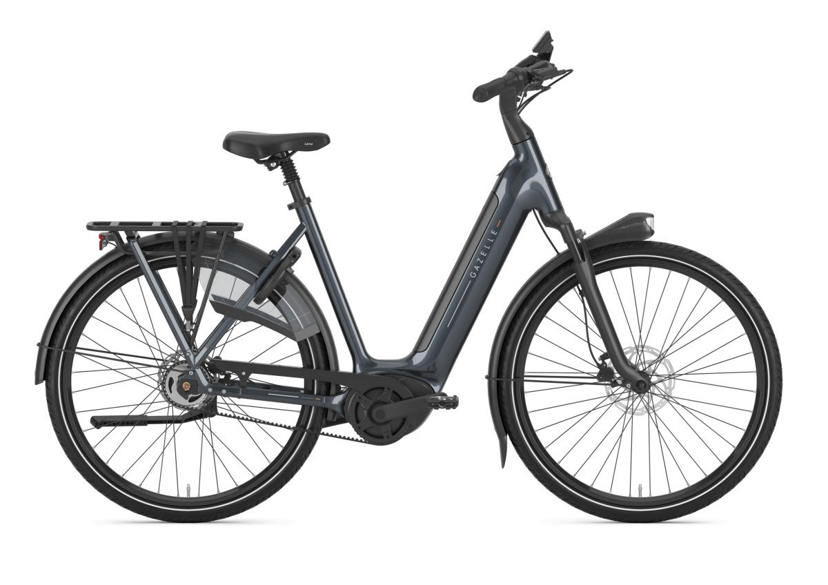 GAZELLE Grenoble C5 DAMES Anthracite Grey Glans 53cm 2025 - Afbeelding 2