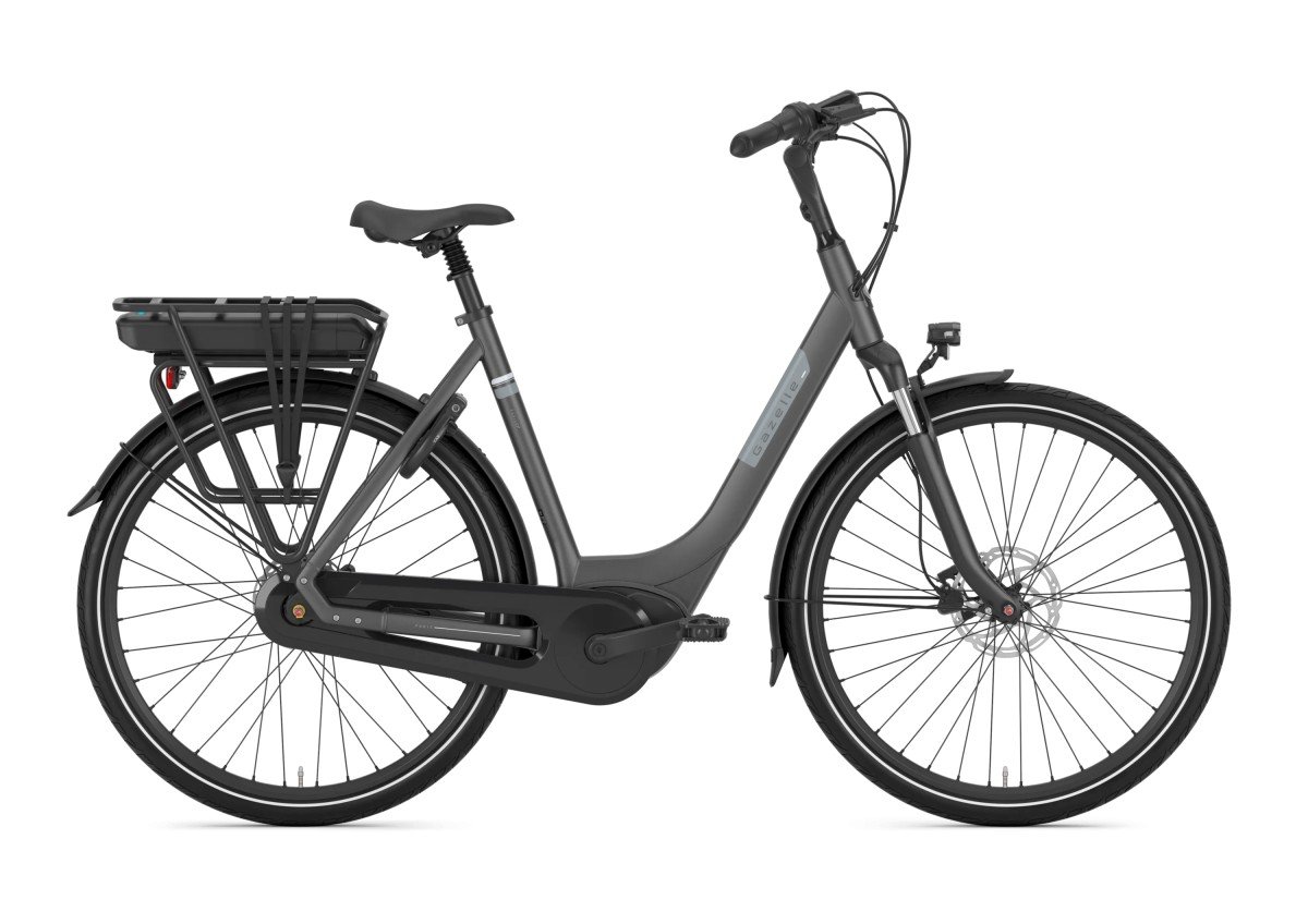 GAZELLE Paris C7+ 500wh Dames Anthracite Grey Mat 49cm 2026 - Afbeelding 2
