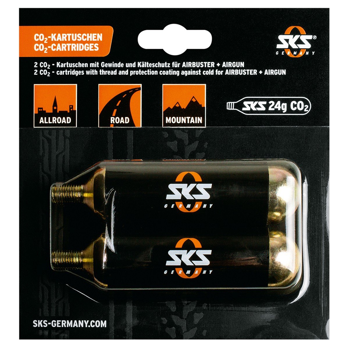 CO2 PATROON SKS AIRGUN 24GR DS A 2 - Afbeelding 2