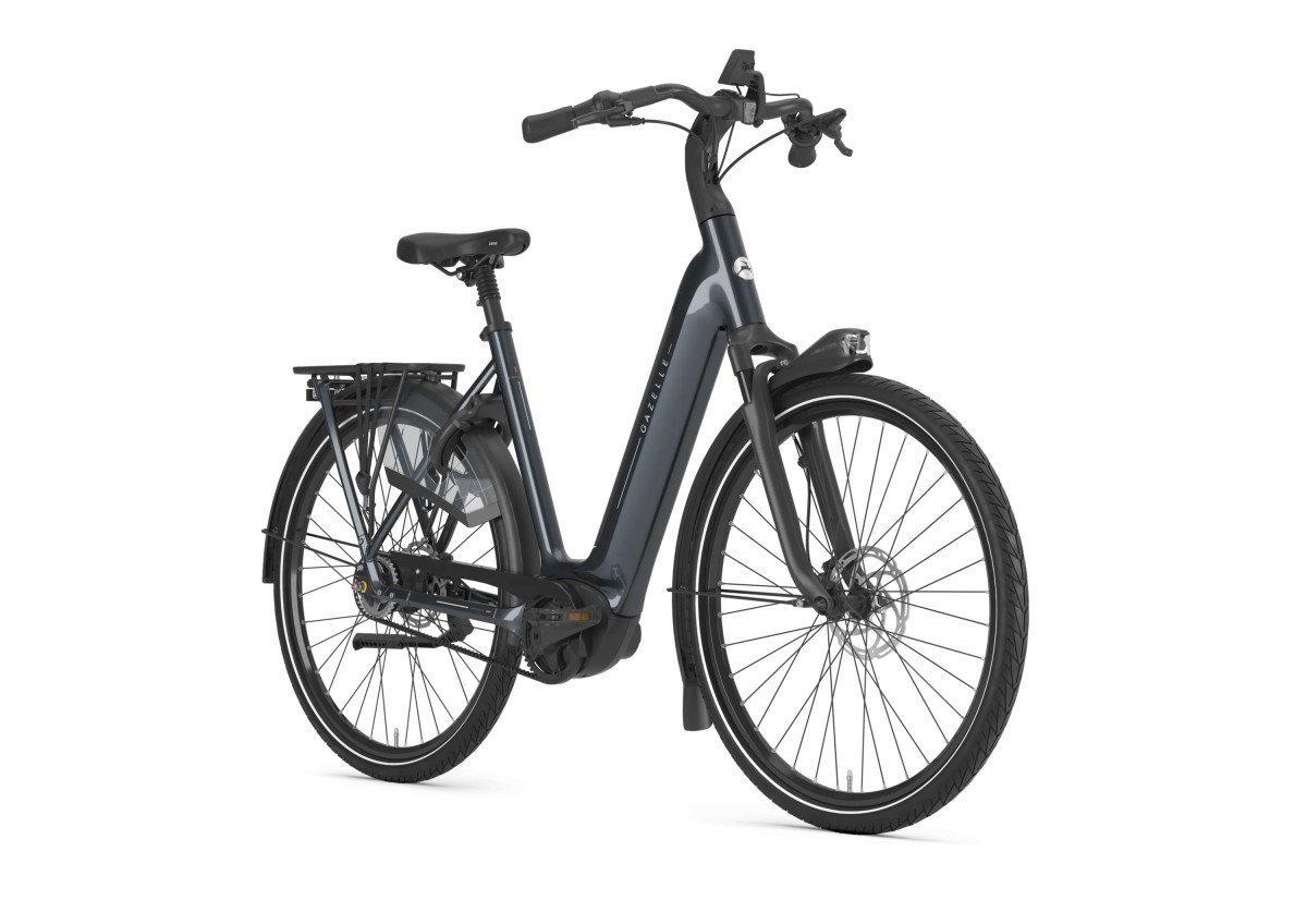 GAZELLE Grenoble C5 Dames Anthracite Grey Glans 57cm 2025