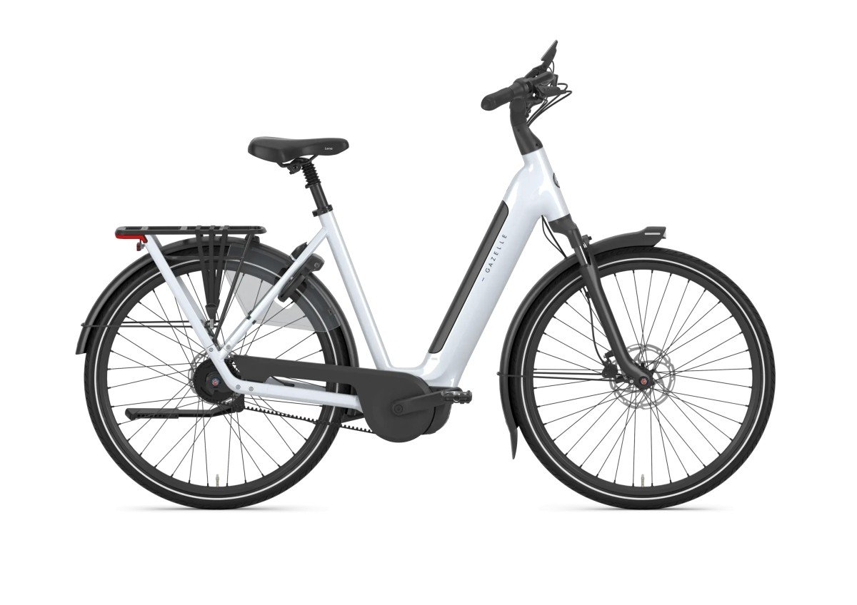 GAZELLE Grenoble C5+ DAMES Frozen White Glans 53cm 2027 - Afbeelding 2