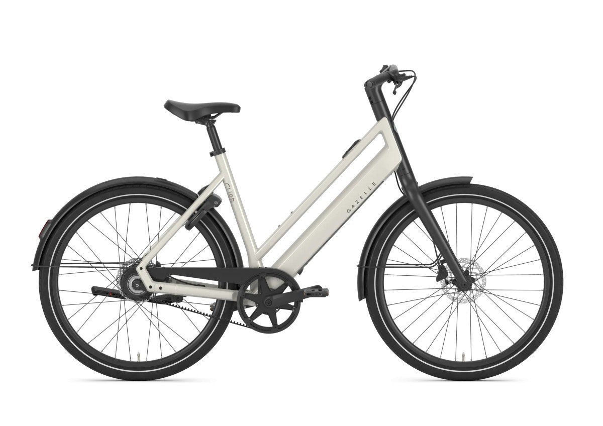 GAZELLE Curb C1 Dames Ivory White Glans 55cm 2027