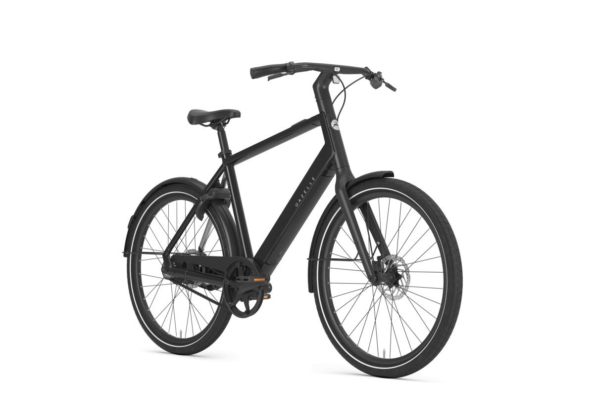 GAZELLE Curb C1 Heren Black Glans 55cm 2027